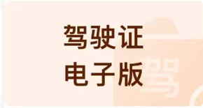 驾驶证电子版